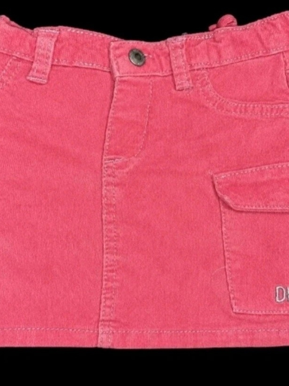 Girls' Pink Corduroy Skirt - Kids DKNY 4T